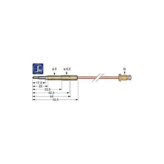THERMOCOUPLE SIT M10x1 100 cm