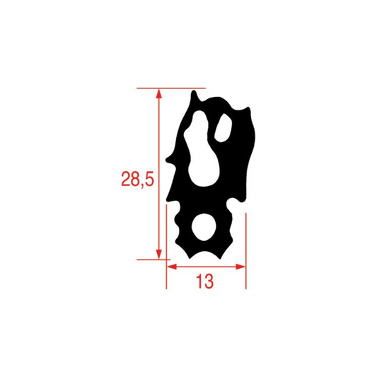 GASKET FOR OVEN DOOR 755x470 mm